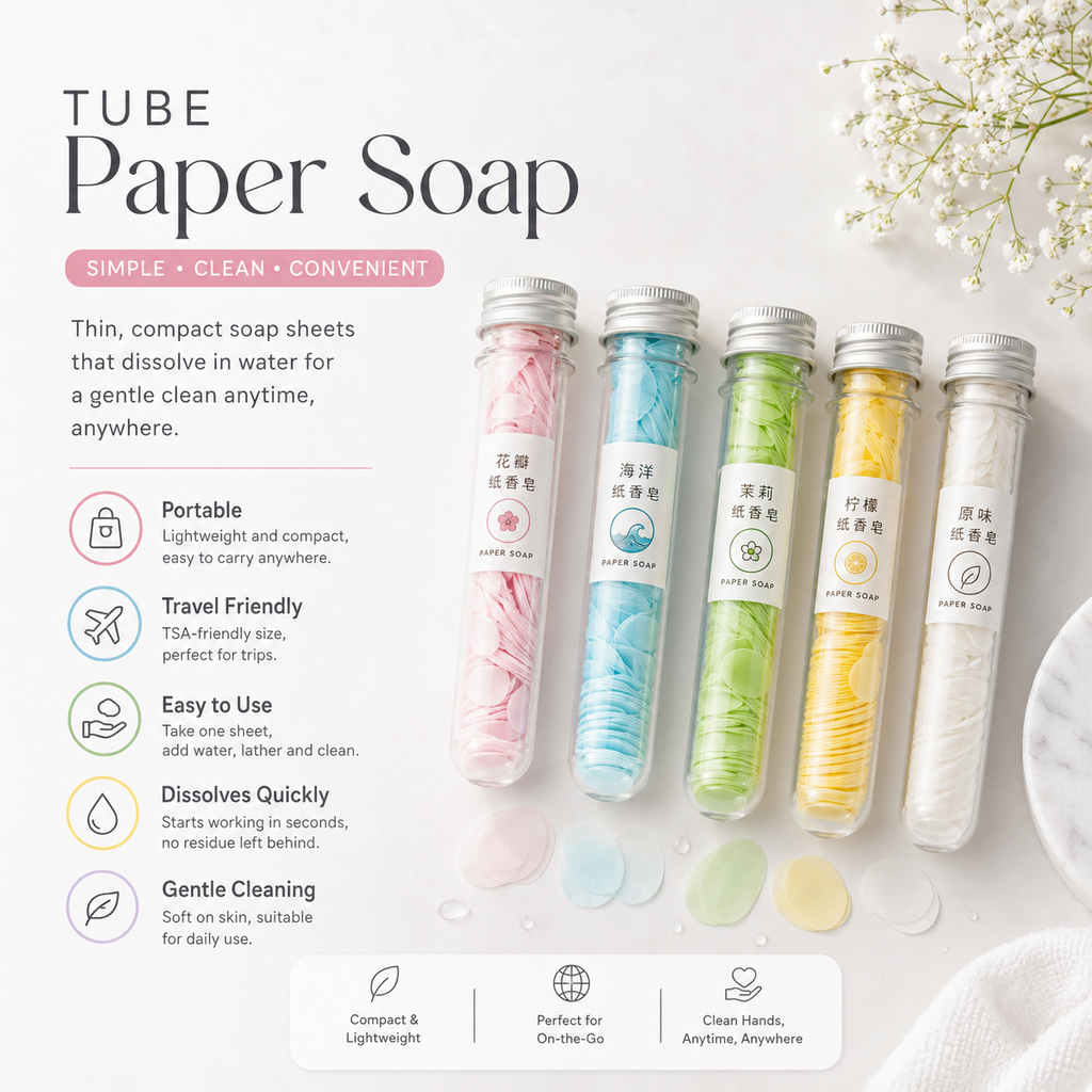 Tube Paper Soap
