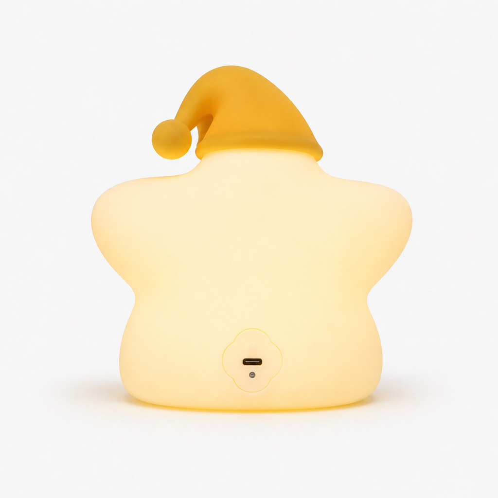 Cute Star Night Lamp – Color Changing Bedside Light